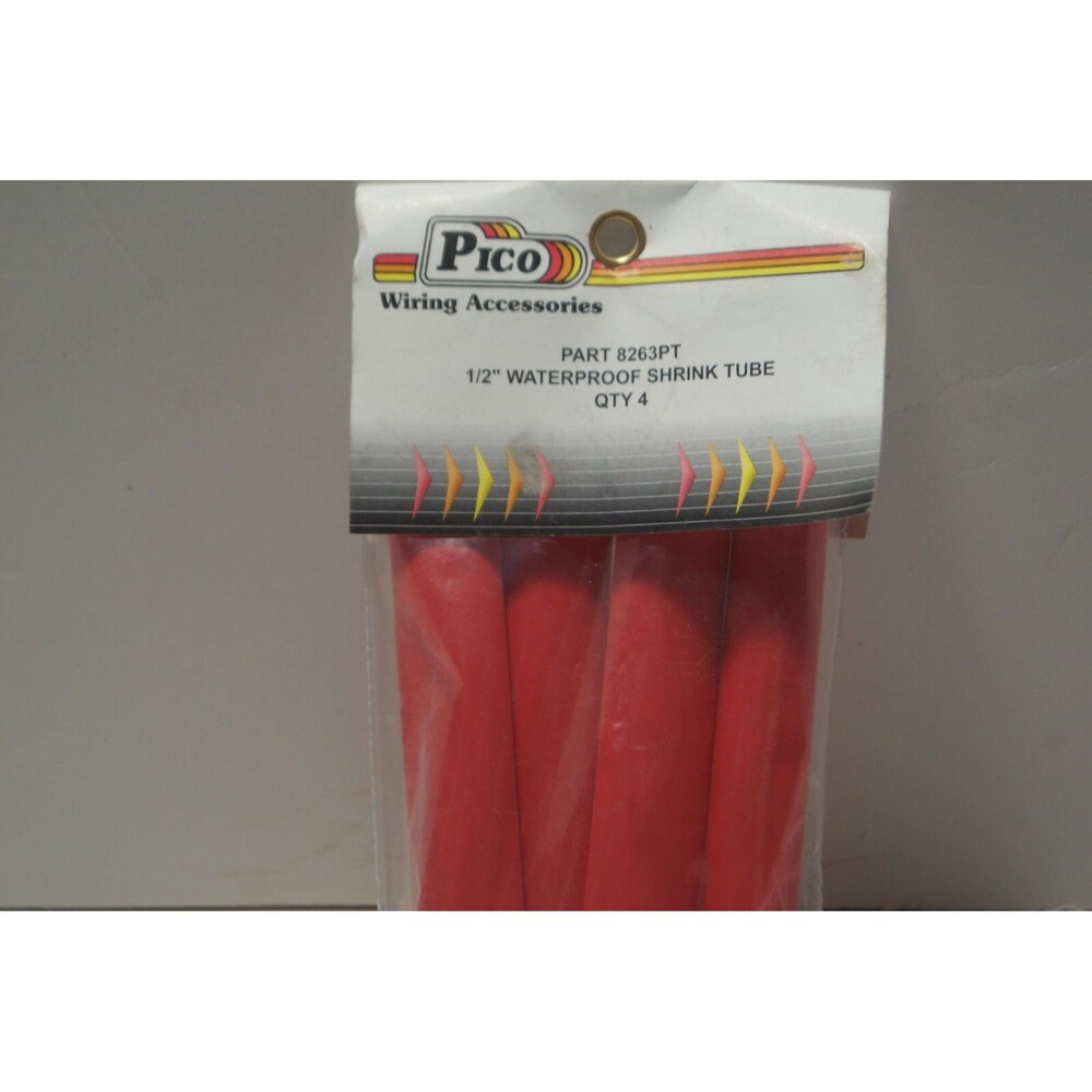 Pico 8263PT 1/2 Wtpf Red Shrink Tubing New Sealed